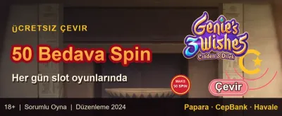 Süper Slot Ücretsiz Dönüşler promotion banner